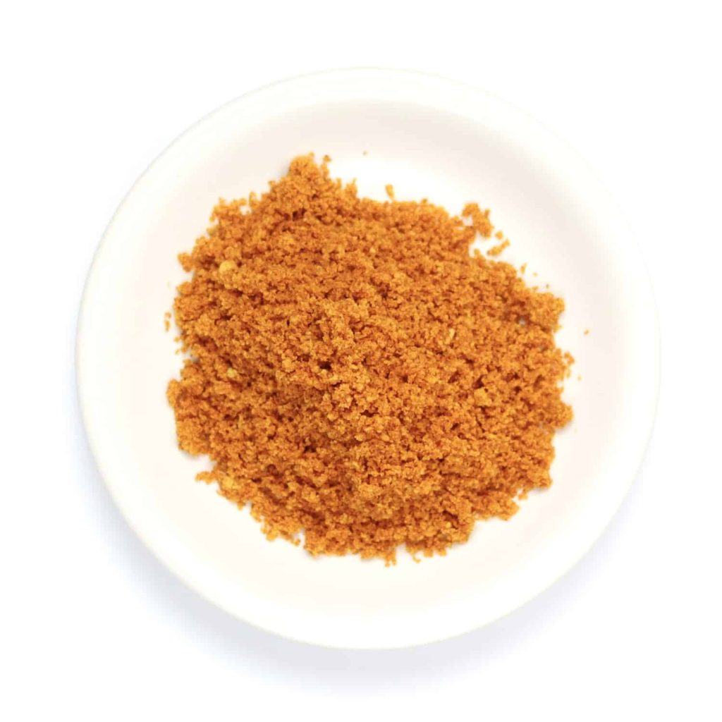 DIY Hot Cheeto Powder On Small Plate