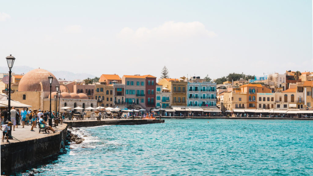 Der alte Hafen von Chania, Kreta