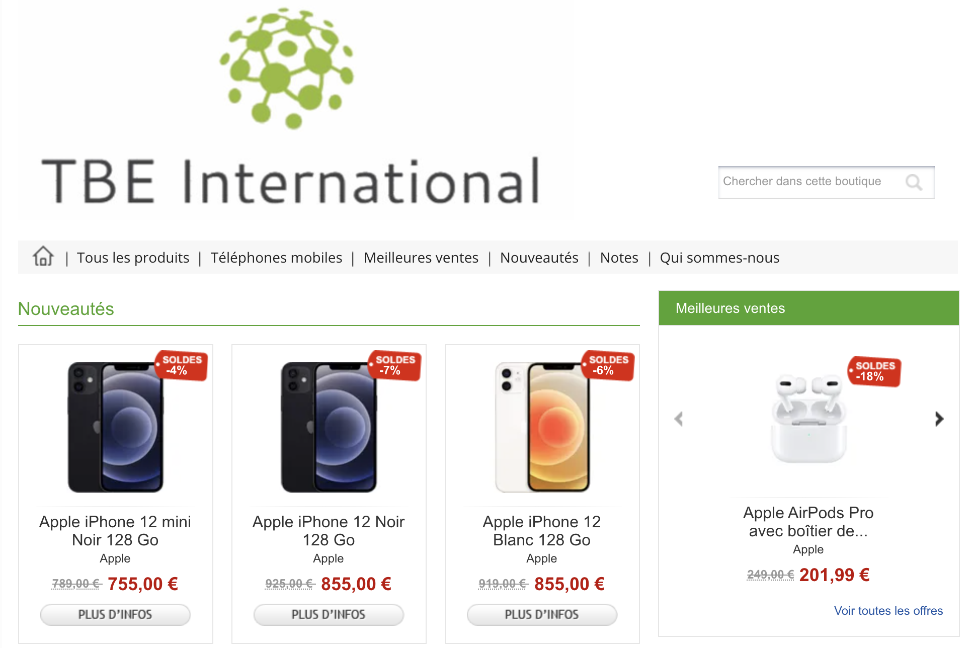 Avis TBEInt Rakuten