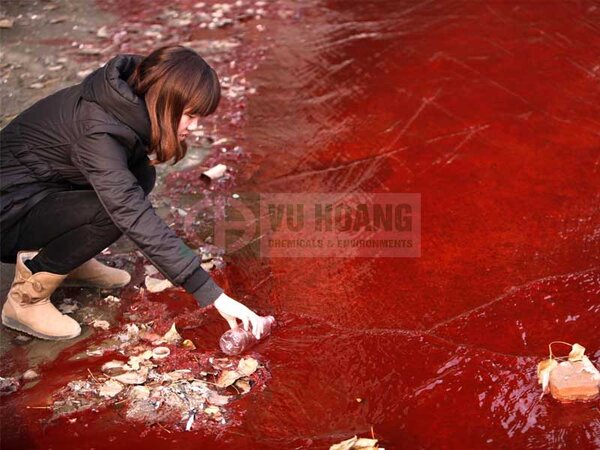 Xử lý màu nước thải dệt nhuộm