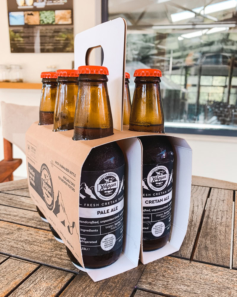 Bierflaschen im 6er Träger