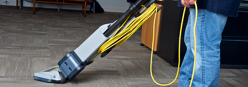 Vacuuming Office