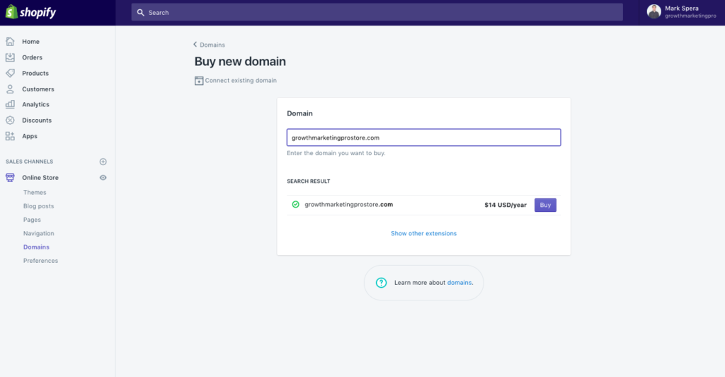 shopify review and setup step 6
