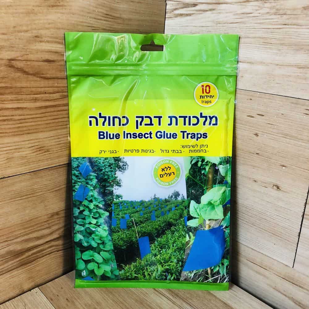 מלכודת דבק כחולה - 10 יח'