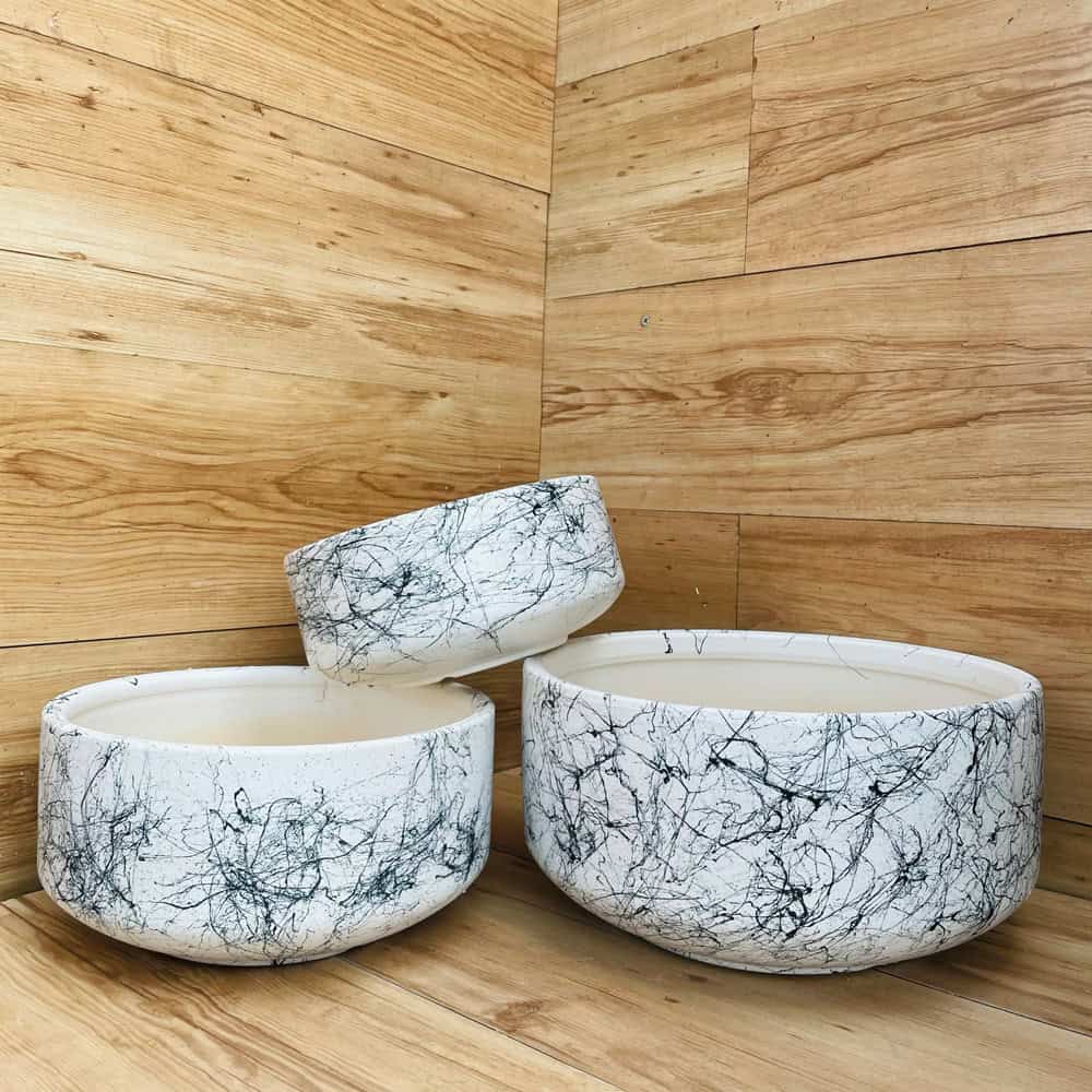 קערה דקורטיבית מקושקשת