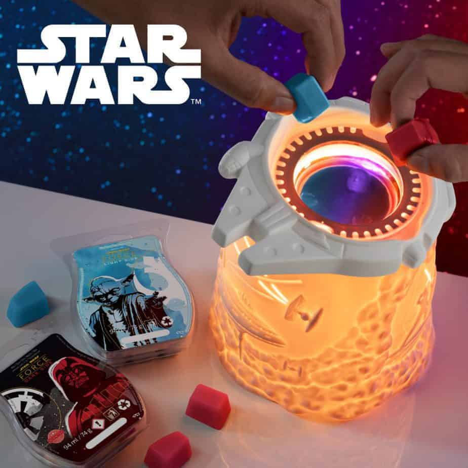 Millennium Falcon™ – Scentsy Warmer + Star Wars™: Light Side of the Force – Scentsy Bar