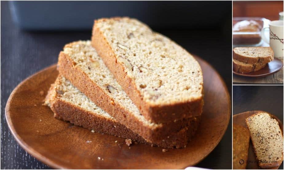 Banana Bread with Pecans and Hemp seeds