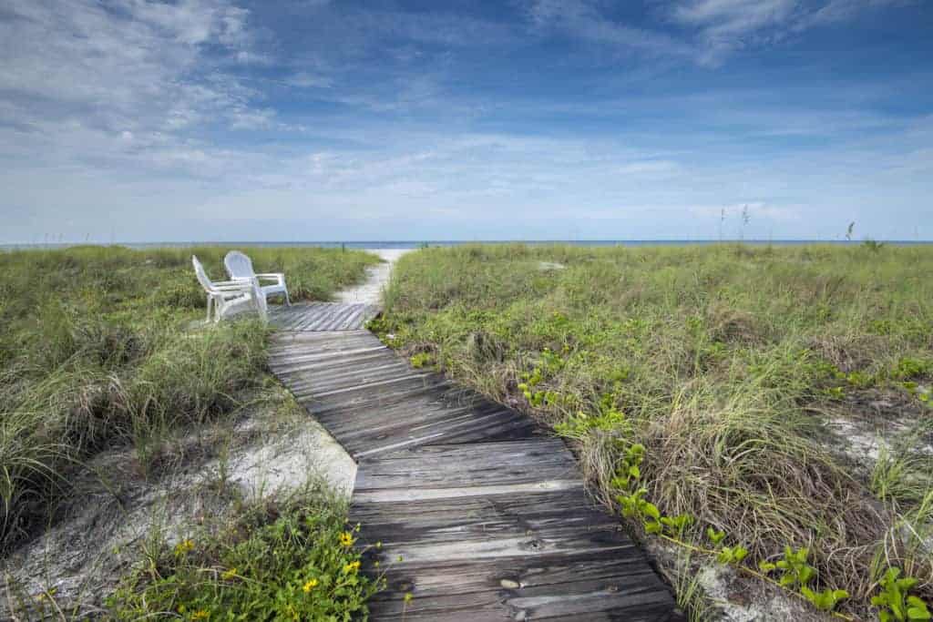 Whitney Beach in Longboat Key, Florida.
