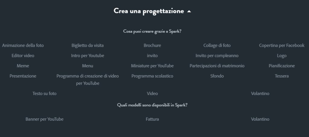 tutte le cose che puoi fare con Adobe Spark