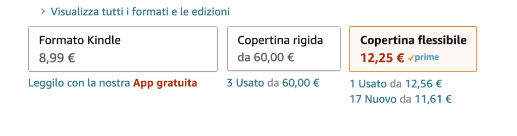 formati libri offerta amazon
