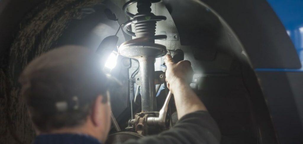 mechanic checking if shocks will last