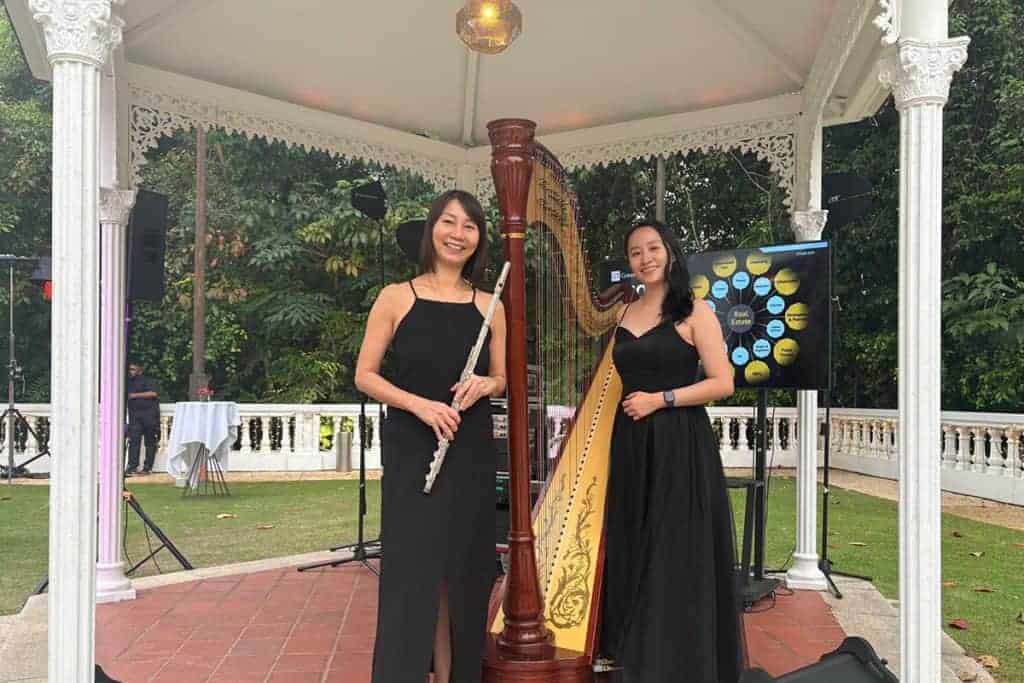 Harp & Flute Duo in Singapore