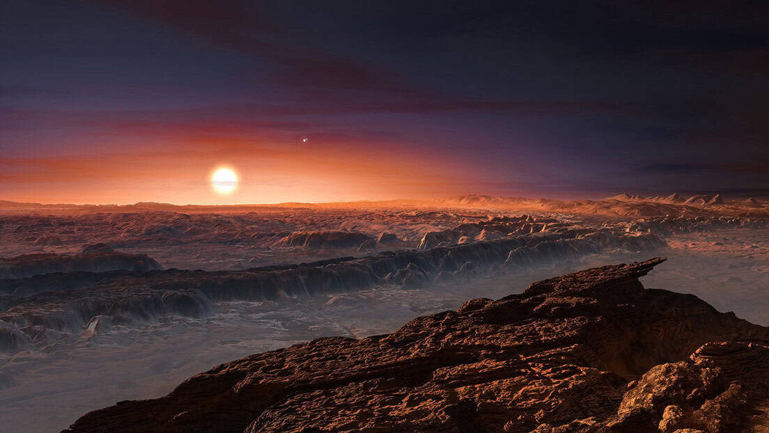 Visión artística del planeta Proxima b.