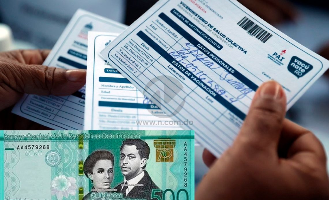 Tarjetas de vacunación a 500 pesos}