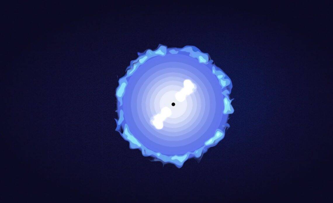 Detectan una estrella masiva que casi no brilló al morir