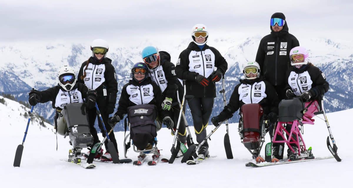 Miembros del Equipo Fundación También Competición Esquí & Snowboard Adaptado