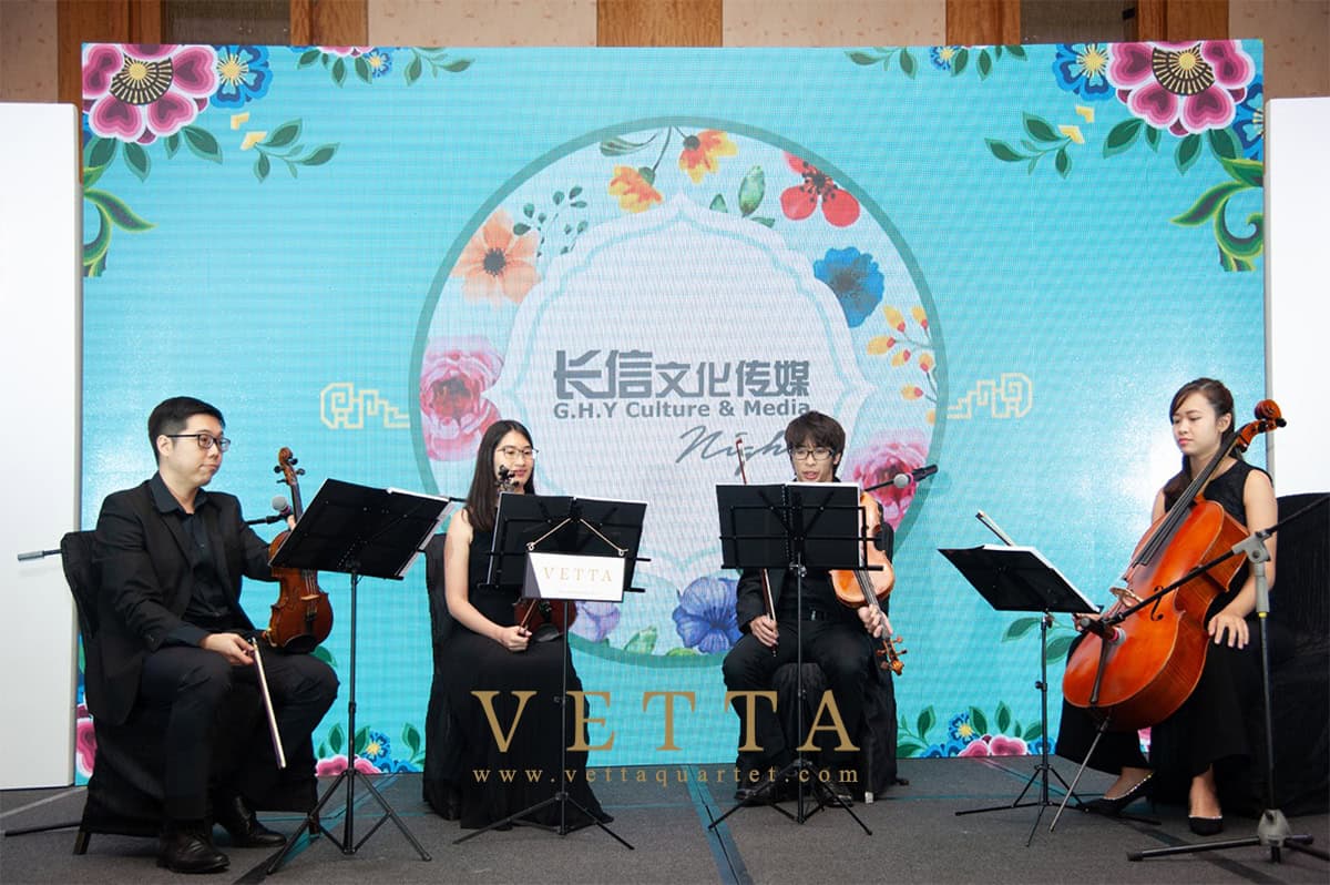 String Quartet performed Marina Bay Sands Convention Centre
