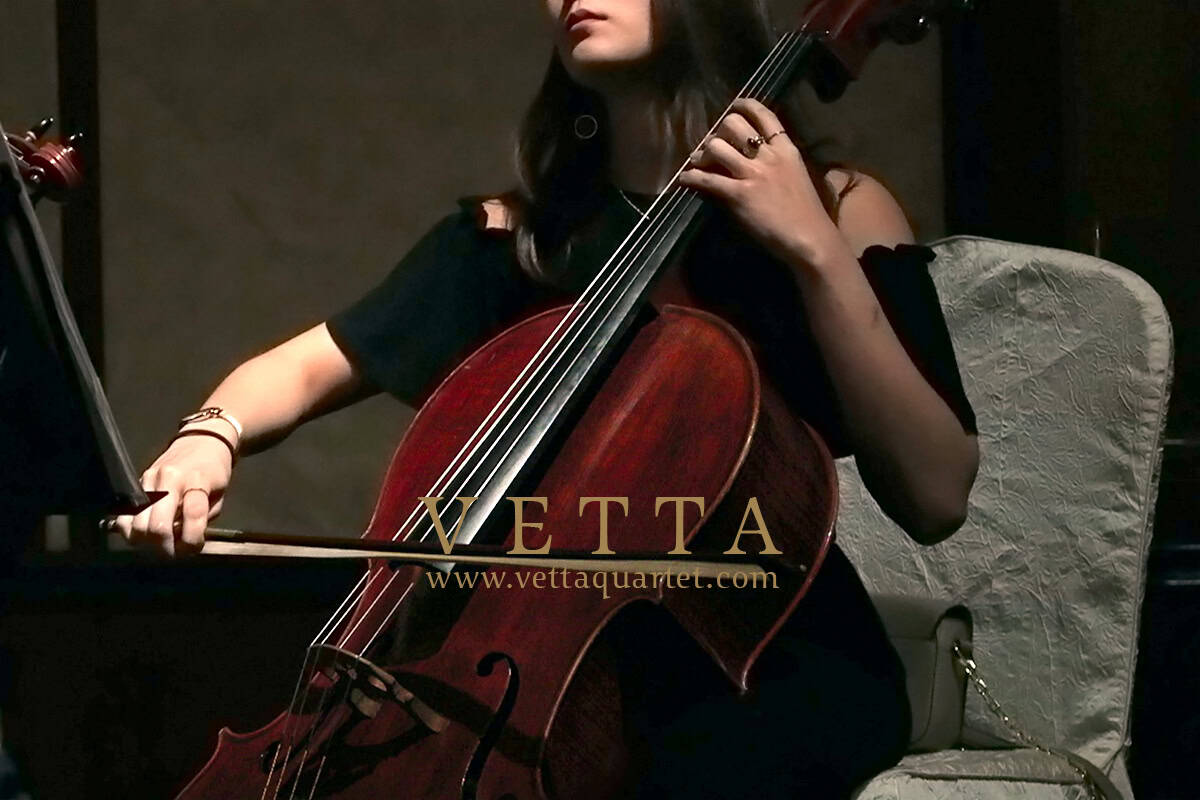 All ladies String Musicians for Wedding march-in at Shangri La Singapore