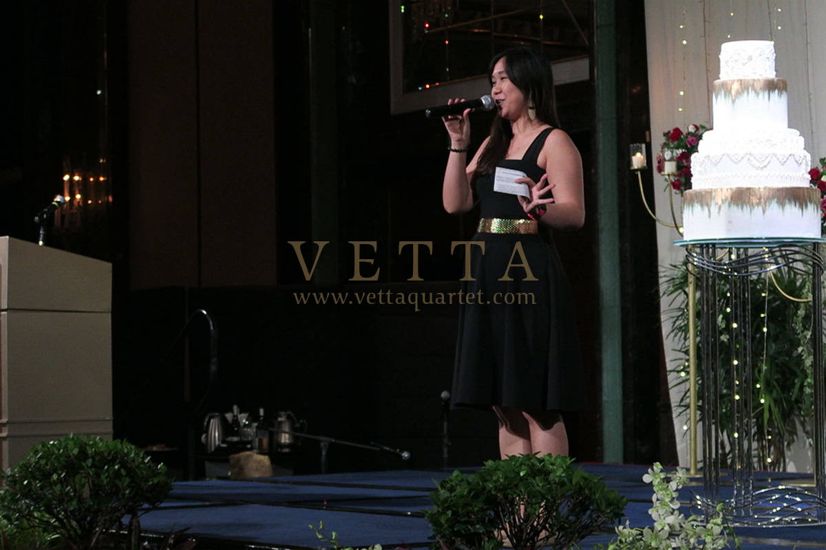 Chinese and English Solo Emcee for Banquet at Shangri La
