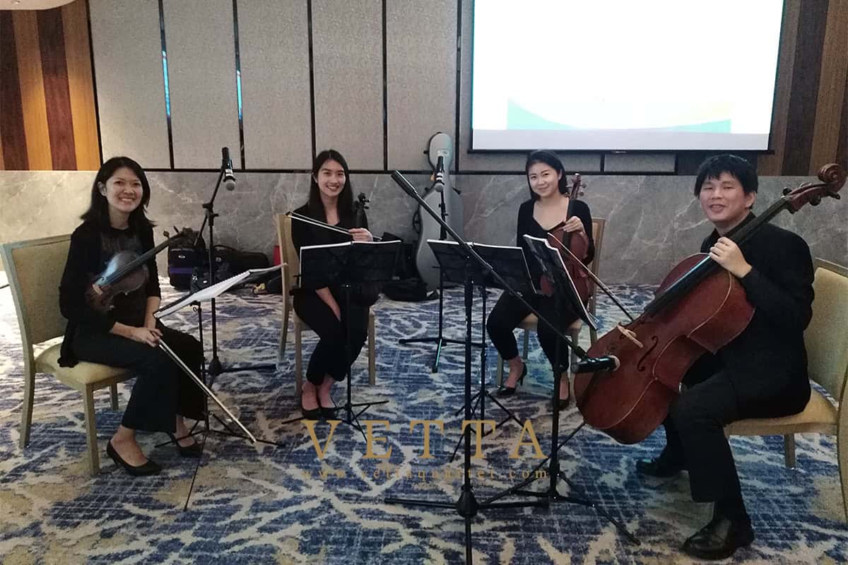 String Quartet for CSI at Hilton Hotel