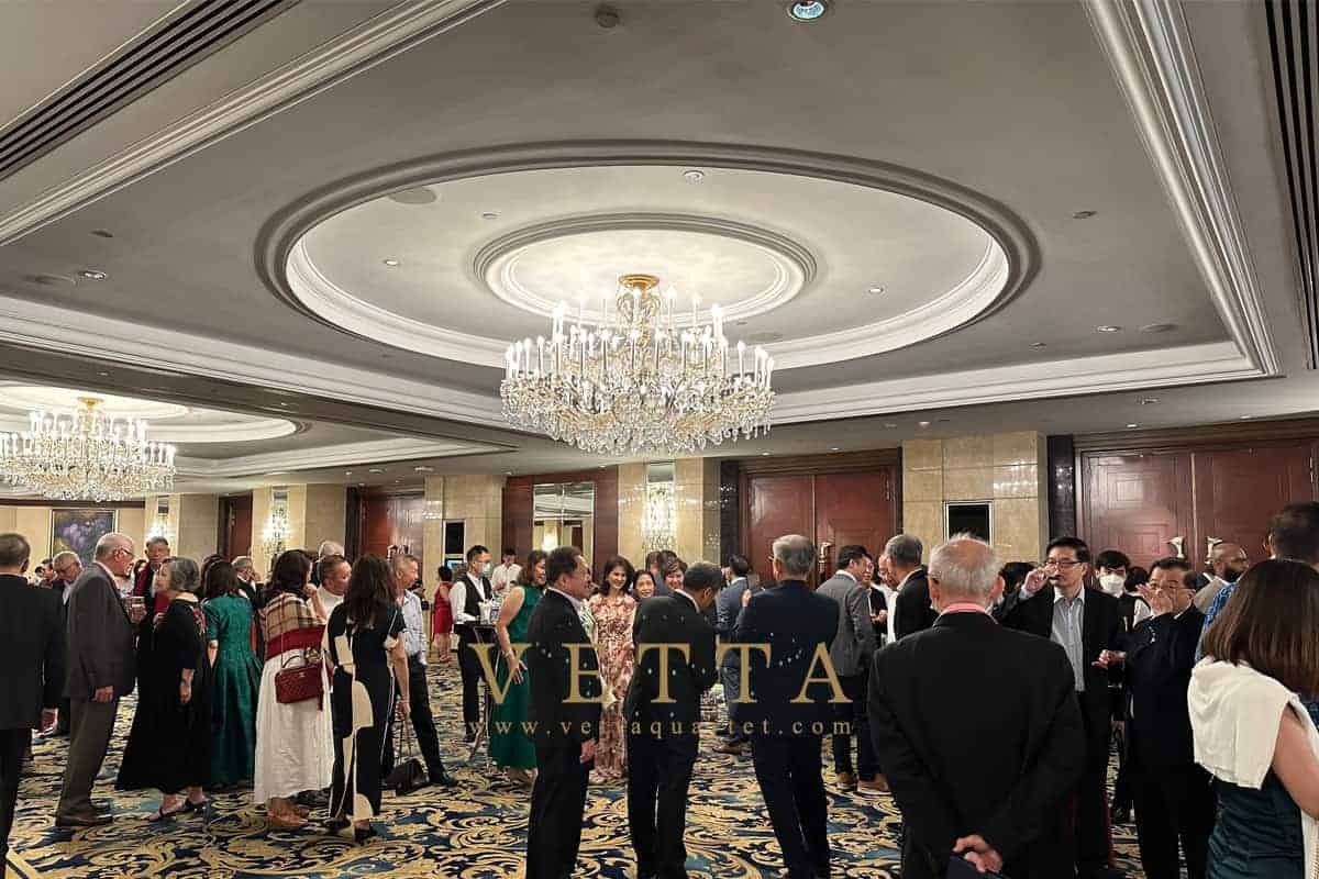 String Quartet play for a wedding at Shangri-La Orchard Singapore