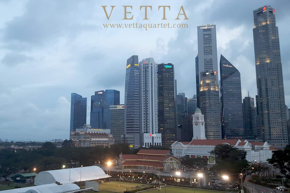 VETTA String Quartet for Company Banquet dinner at Aura Sky Lounge