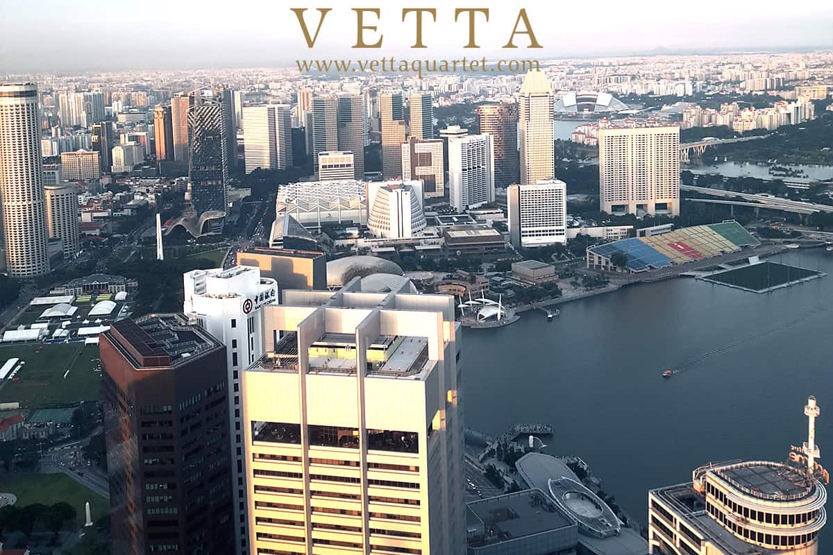 Live ESTA String Quartet for Corporate event at Republic Plaza Tower Club Singapore