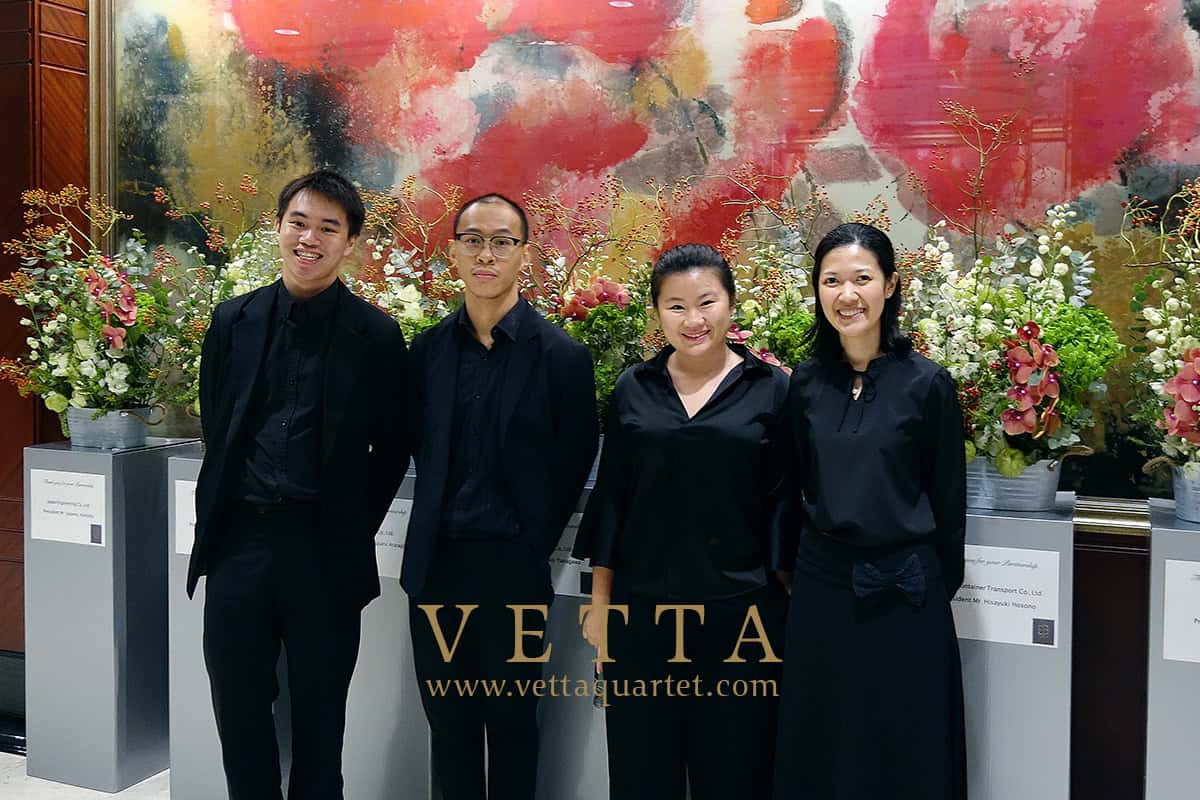 String Musicians for Japanese Corporate booking at Shangri La