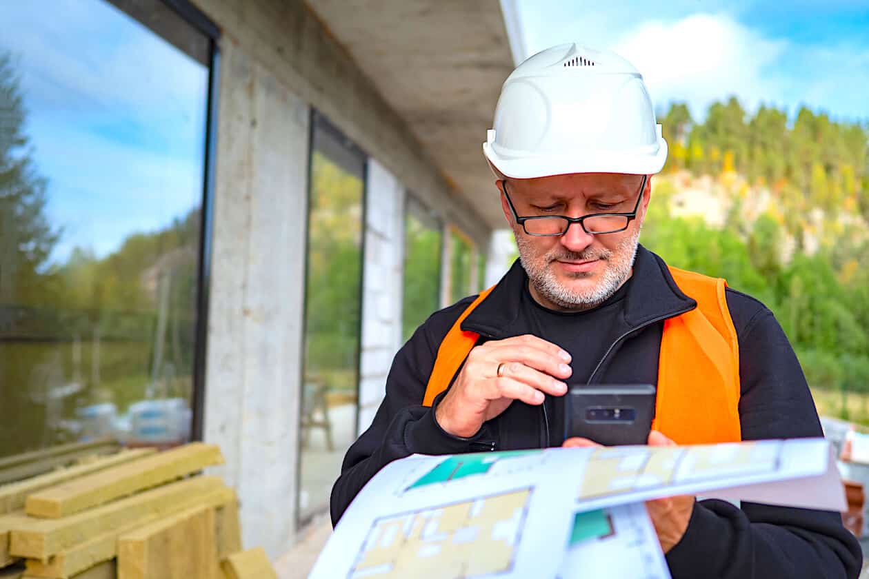 Engineer Inspecting Insurance Claim