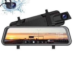 car rear view mirror with back up camera