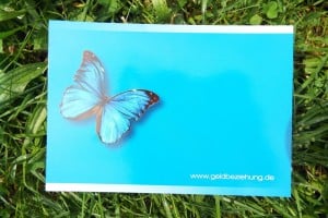 blauer Schmetterling Süddeutsche Karte 