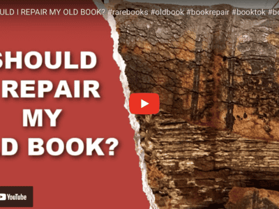 Rare Book Repair