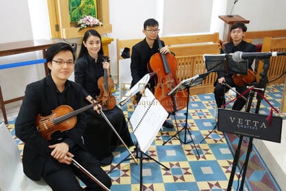 Shawn & Clarissa's Wedding at Church of the Nativity of the Blessed Virgin Mary