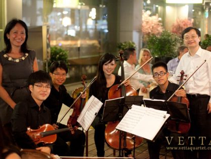 String Quartet for 4th Asia Pacific Gastric Cancer Congress Dinner at Jing Restaurant