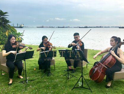 Grace and Zhao Hao's Wedding at Shangri-La Rasa Sentosa, Barnacles By The sea