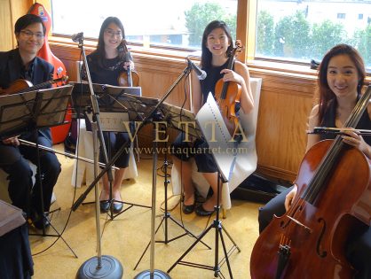 String Quartet for Kenneth's Wedding at Regent Hotel