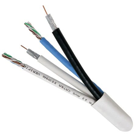 Vertical cable bundled cable