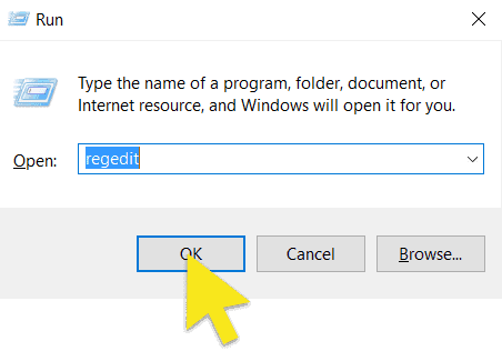 type-regedit
