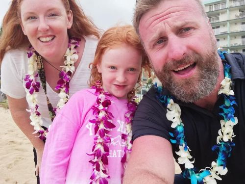 The Wickfree Family in Hawaii with Scentsy