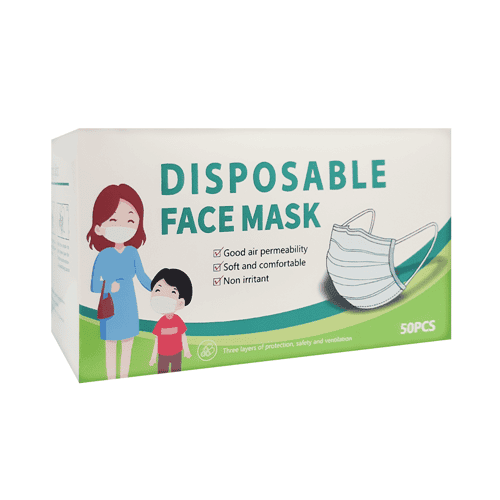Kids Disposable 3ply Face Mask 50pcs (Pink) Supersavings