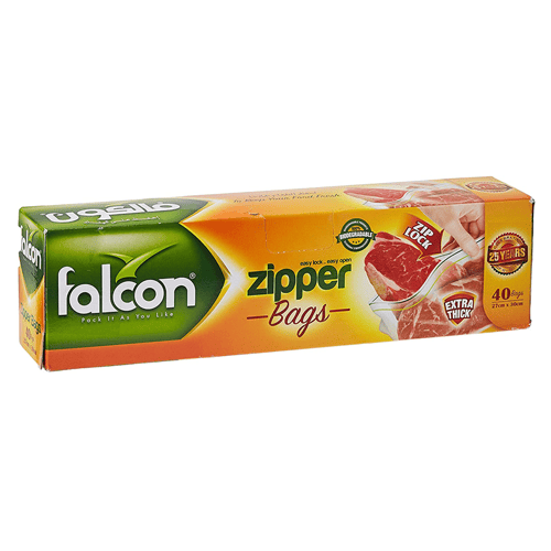 Falcon Zipper Bags 40 pcs Supersavings