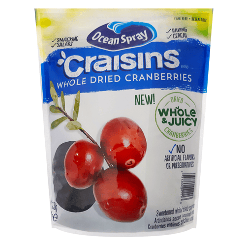 Ocean Spray Craisins Whole Dried Cranberry 1.36kg Supersavings