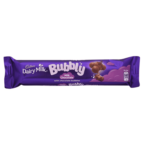 Cadbury Dairy Milk Bubbly Milk Chocolate 28g Supersavings
