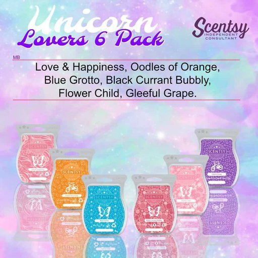 Unicorn Wax Melts Pack - Unicorn Birthday Gift Ideas - Unicorn Candles UK