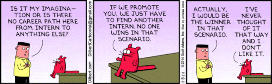 The 3 Questions Every Manager Struggles with Making Career Development Plans 14 career development plans - dilbert's office doesn't have them