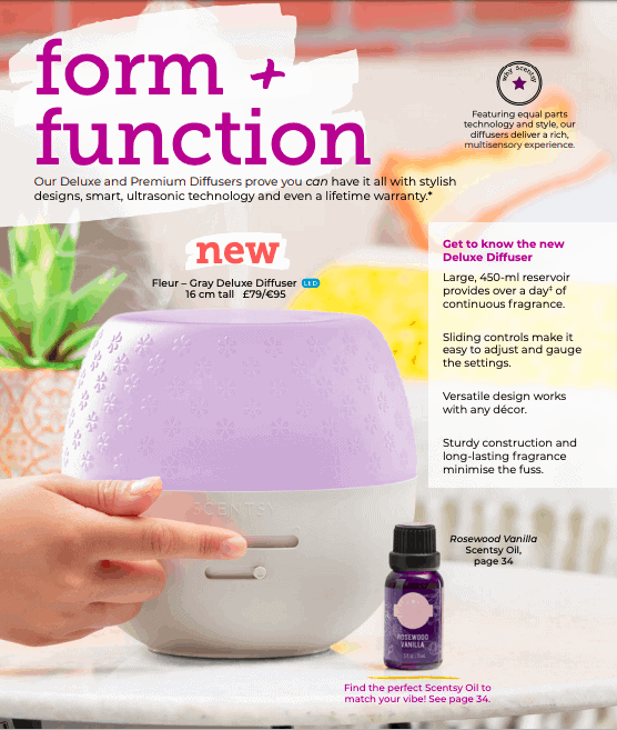 New Deluxe Scentsy Diffuser - Out on Sale February 2020