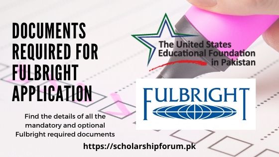 Fulbright required documents