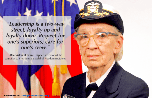 4 Reasons Why Your Leadership Skills Aren’t Improving (And How to Change That) 10 leadership skills must be learned and here's how with grace hopper care for your crew
