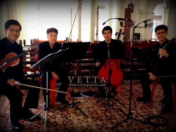 String Quartet for Wedding at Nativity Church Singapore