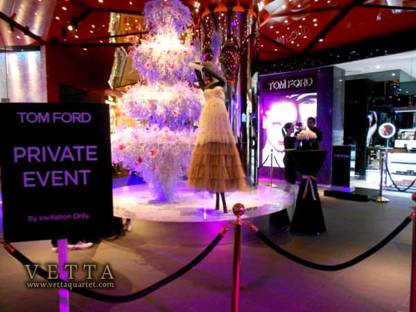 Launch of Tom Ford Singapore at Tangs Orchard